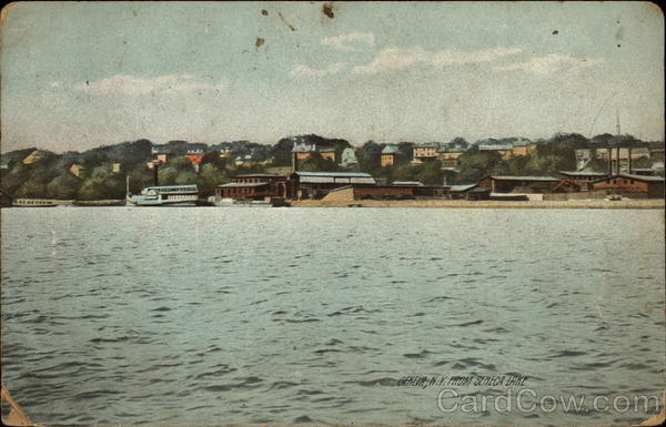 View of City from Seneca Lake Geneva New York