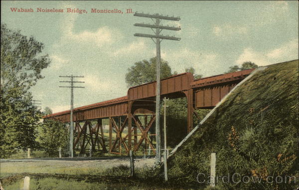 Wabash Noiseless Bridge Monticello Illinois