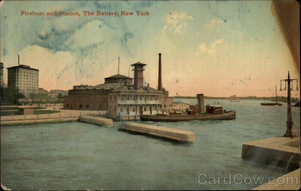 Fireboat and Station, The Battery New York