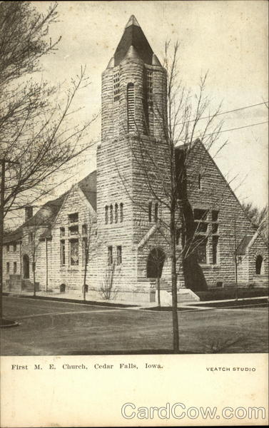 First M. E. Church Cedar Falls Iowa Veatch Studio