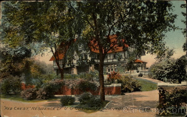 Red Crest, Residence of U.G. Orendorff Canton Illinois