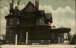 A Residence of Salem Indiana Postcard Postcard