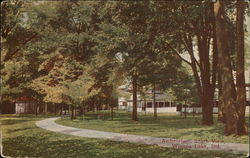 Auditorium, South View Winona Lake, IN Postcard Postcard