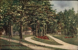 Auditorium and Grove Postcard