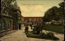 Water Works Terre Haute, IN Postcard Postcard