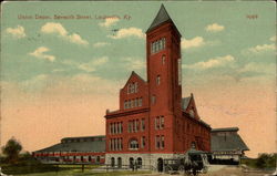 Union Depot, Seventh Street Postcard