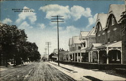 Bridge Street Spring City, PA Postcard Postcard