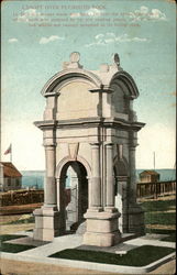 Canopy over Plymouth Rock Postcard