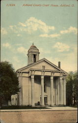 Ashland County Court House Postcard