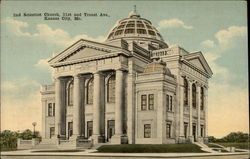 2nd Scientist Church, 31st and Troost Ave Postcard