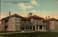 Administration Building, Cragmont Hospital Madison, IN Postcard Postcard