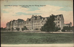 University of Chicago, Cobb Hall Seen From the Midway Boulevard Illinois Postcard Postcard