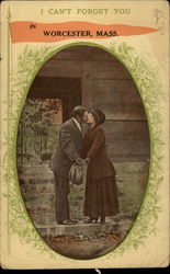 I can't forget you in Worcester, Mass Postcard