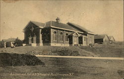 Amusement Hall, H.R.S. Hospital Postcard