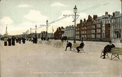 Queens Motel at Hydro and Promenade Blackpool, England Lancashire Postcard Postcard