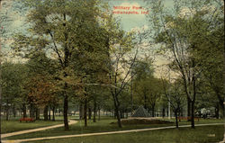 Military Park Postcard