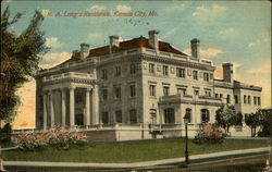 R.A. Long's Residence Kansas City, MO Postcard Postcard