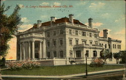 R.A. Long's Residence Postcard
