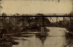 River Scene Postcard