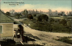 Riverview Park, Looking East Hannibal, MO Postcard Postcard