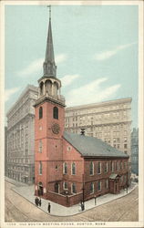 Old South Meeting House Boston, MA Postcard Postcard