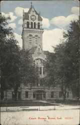 Court House Knox, IN Postcard Postcard