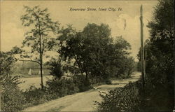Riverview Drive Iowa City, IA Postcard Postcard