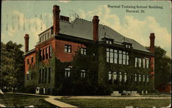 Normal Training School Building Illinois Postcard Postcard