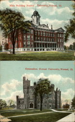 Main Building and Gymnasium, Normal University Postcard