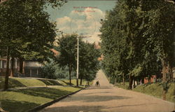 West Pine Street Canton, IL Postcard Postcard