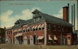 City Building Canton, IL Postcard Postcard