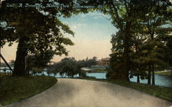 A Driveway, Miller Park Bloomington, IL Postcard Postcard