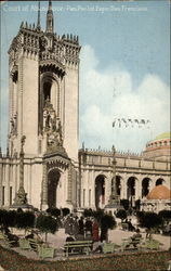 ourt of Abundance, Pan-Pac Intl. Expo San Francisco, CA 1915 Panama-Pacific Exposition Postcard Postcard