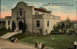 Montana State Building, Panama-California Exposition Postcard