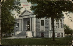 Public Library Postcard