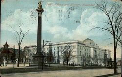 Public Library and Museum Postcard