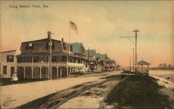 Long Beach York, ME Postcard Postcard