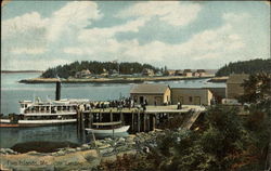 Str. Landing Five Islands, ME Postcard Postcard