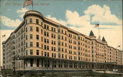 Chicago Bead Hotel Illinois Postcard Postcard