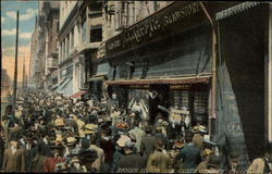 Noon Hour on State Street Postcard