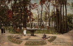 Humboldt Park Fountain and Play Grounds Postcard