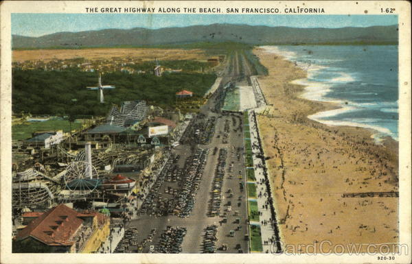 The Great Highway Along the Beach San Francisco California
