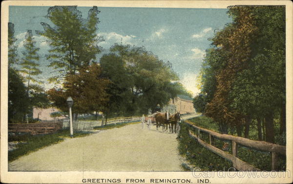 Greetings Remington Indiana