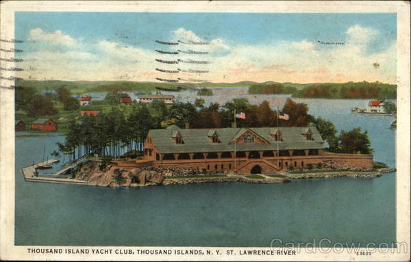 Thousand Island Yacht Club; St. Lawrence River Thousand Islands New York