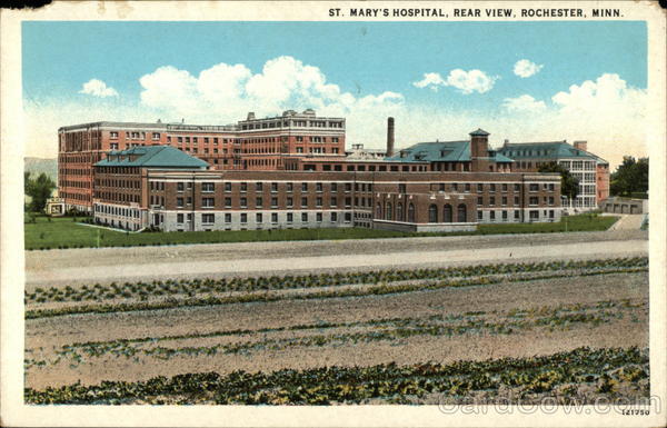 St. Mary's Hospital, Rear View Rochester Minnesota