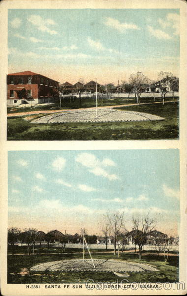Santa Fe Sun Dials Dodge City Kansas