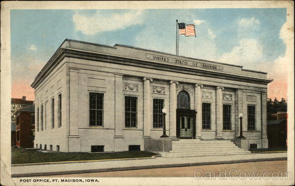 Post Office Fort Madison Iowa