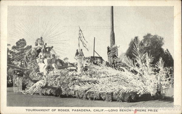 Tournament of Roses - Long Beach, Theme Prize Pasadena California