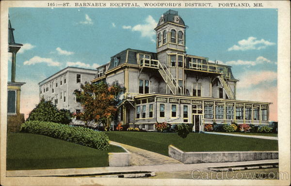 St. Barnabus Hospital, Woodford's District Portland Maine