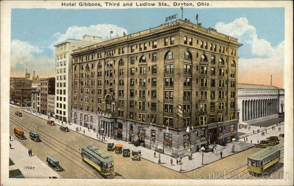 Hotel Gibbons, Third and Ludlow Sts Dayton Ohio